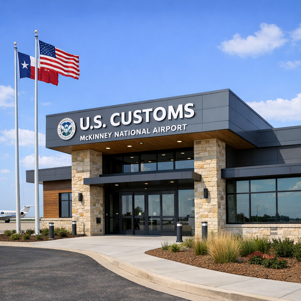 McKinney National Airport’s New U.S. Customs Facility Enhances International Connectivity