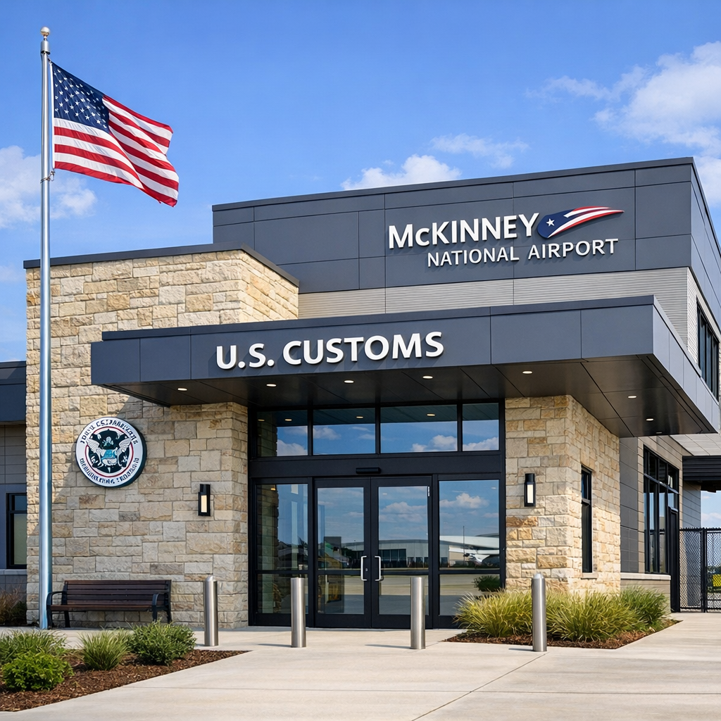McKinney National Airport’s New U.S. Customs Facility Enhances International Connectivity